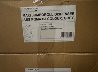 Ca. 20x Papierrol dispenser, Plastiqline
